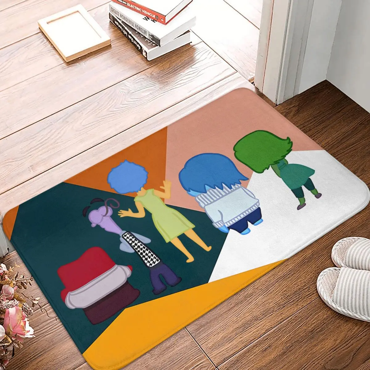 Inside out 2 Bedroom Mat The Emotions Sticker Doormat Kitchen Carpet Entrance Door Rug Home Decor