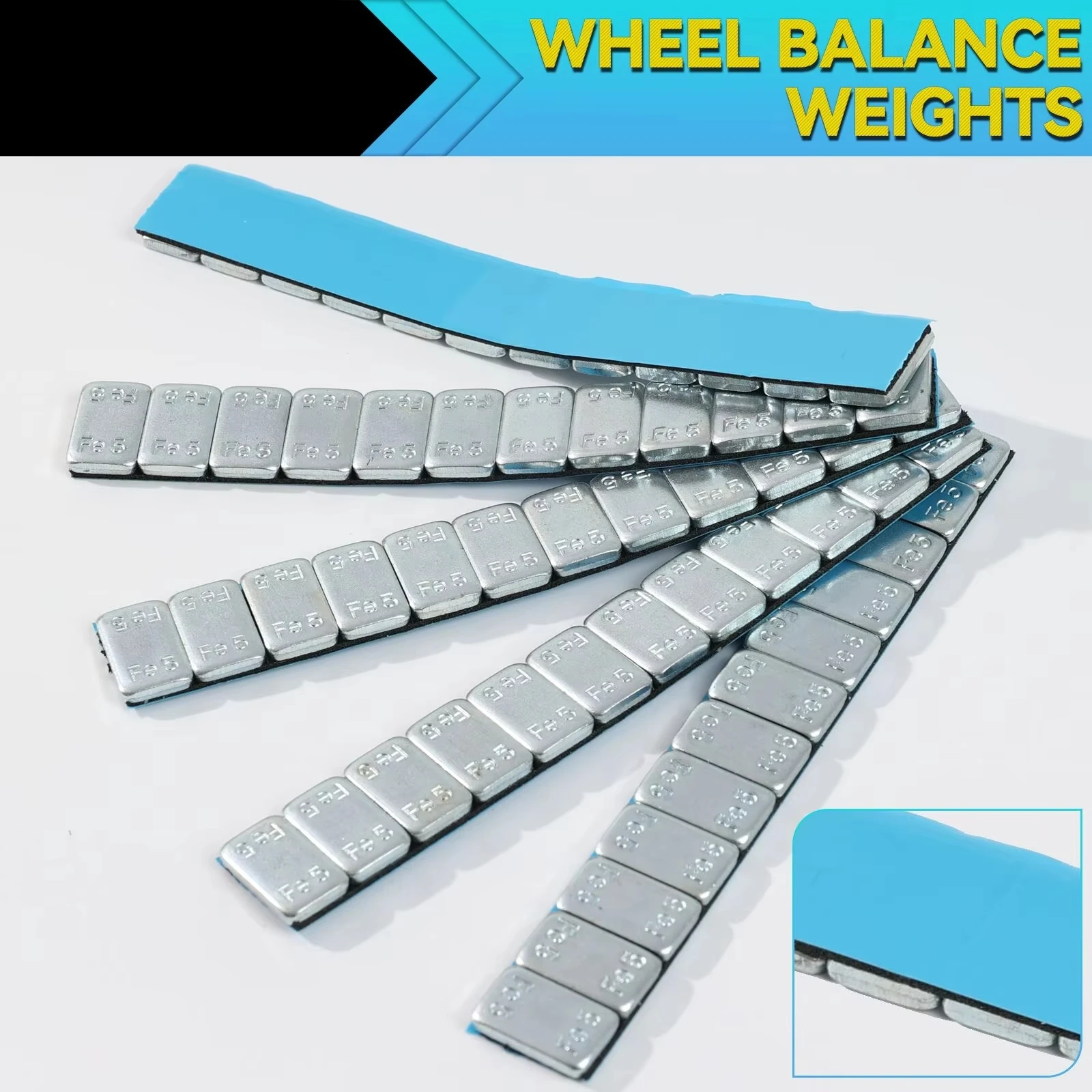 

Балансировщик клея для шин, железный 300 г, 60 шт./лот, вес балансировки колес, универсальный для автомобиля, мотоцикла, велосипеда, автомобильный блок ступицы шин 5 г