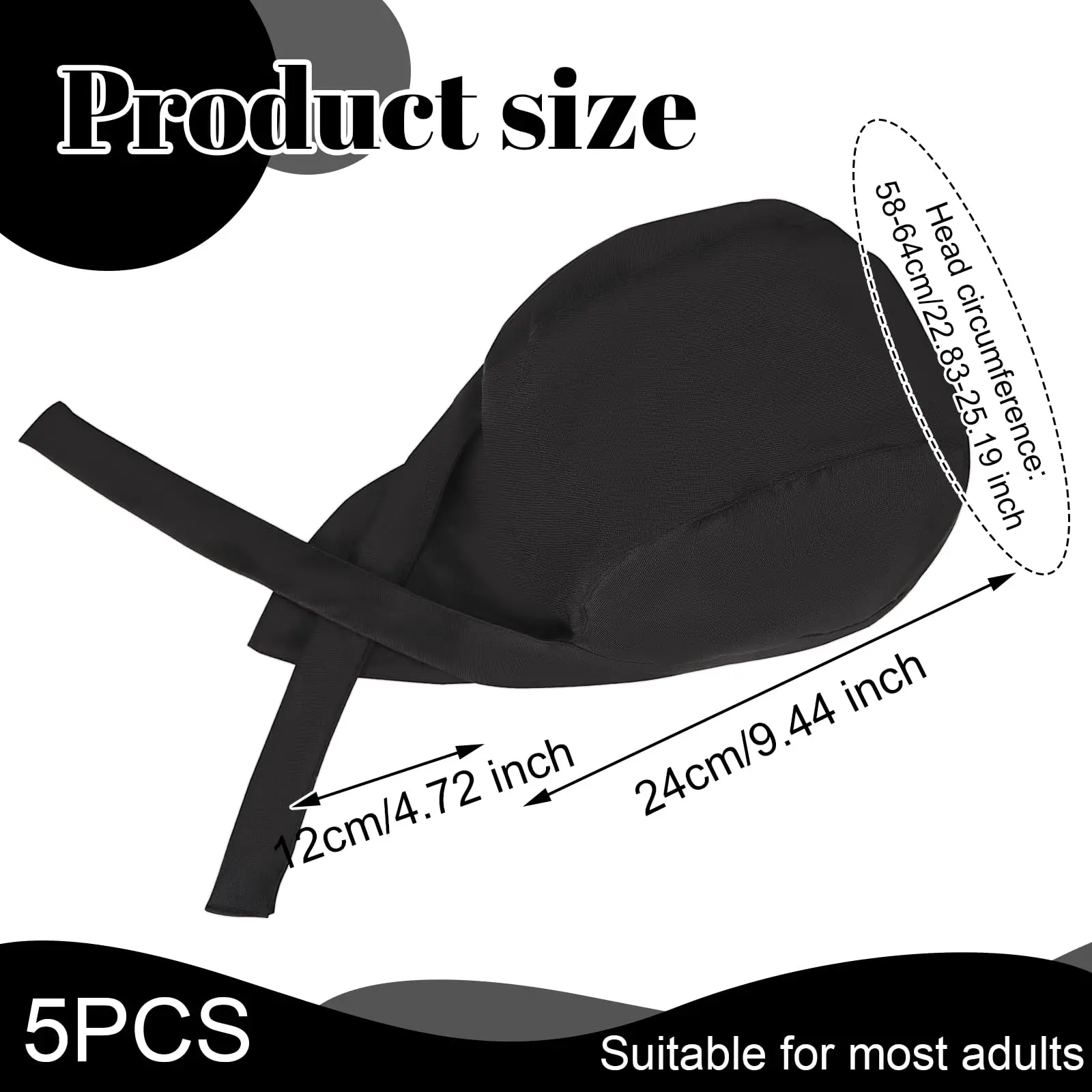 5 pz/set unisex chef pirata cappello da cuoco cappello con teschio ristorante sala da pranzo cappello da cuoco cucina cucina panetteria abbigliamento da lavoro berretto regolabile