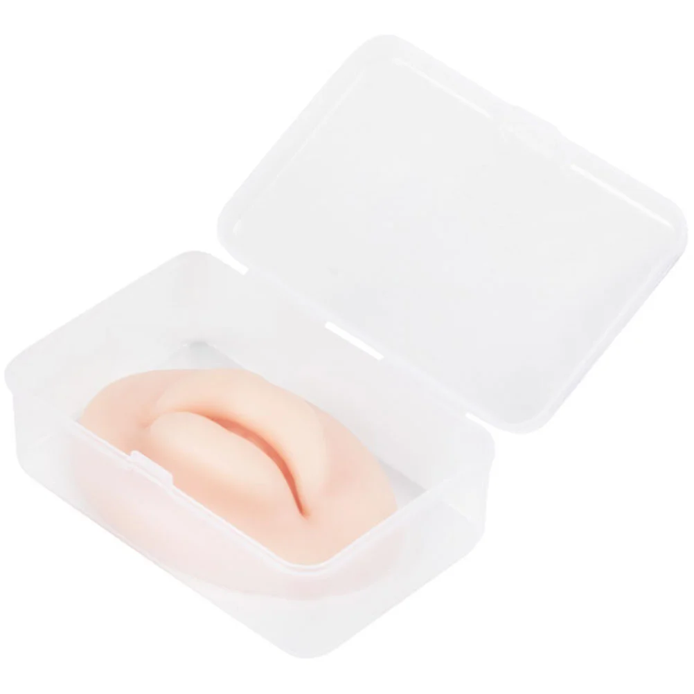 Silicone Prática Lábios Modelo 5, Pele Artificial, Portátil, Elástica, Falso, Acessório