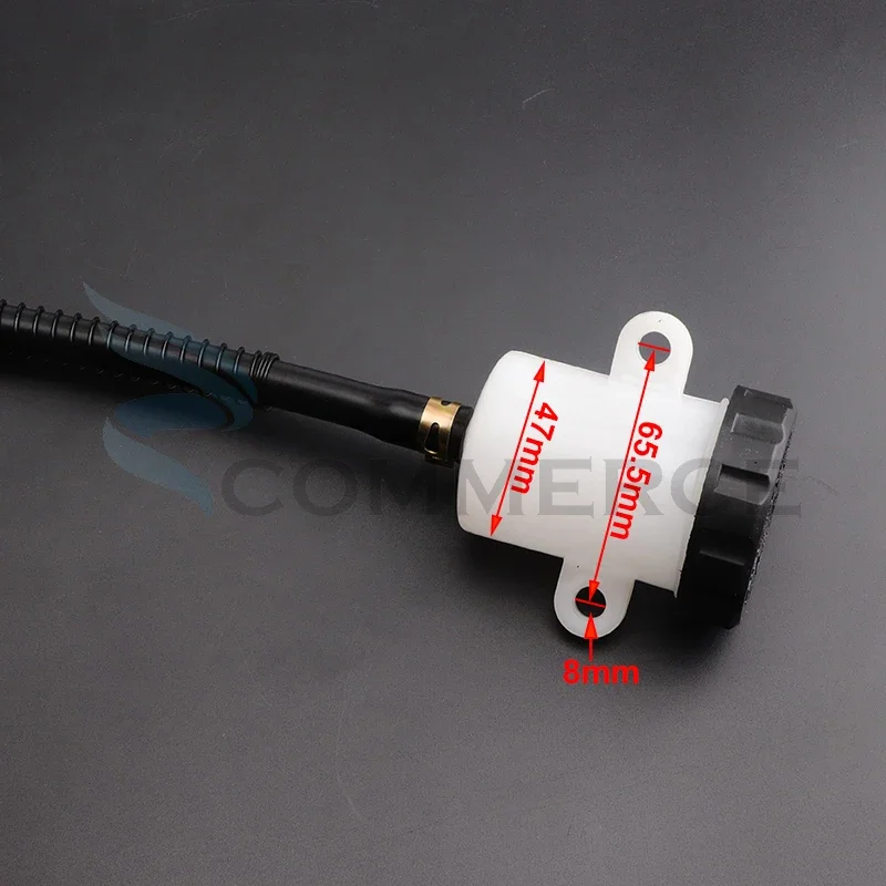 2 Way Foot Hydraulic Master Disc Brake Cylinder Pump Suit Fit For ATV Galf Go Kart Karting UTV Buggy Rear Brake Accessories