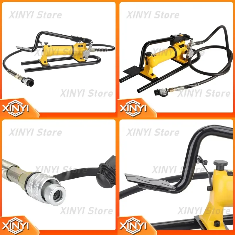 for CFP-800B Manual Hydraulic Pump High Pressure Hand Operated Hydraulic Oil Pump Portable Hydraulic Power Unit for