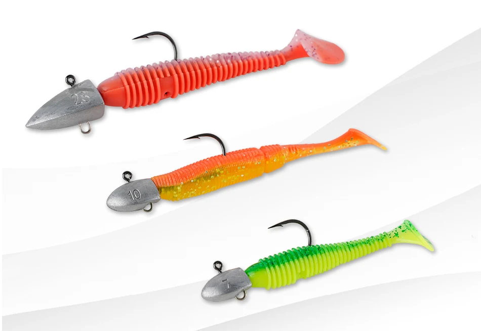 Noeby Dart Jighead Angelhaken 7g 10g 28g Wurm Angelköder Haken Hochwertiger Kunstköder für Bass Fishing Tackle Haken – Detail 8