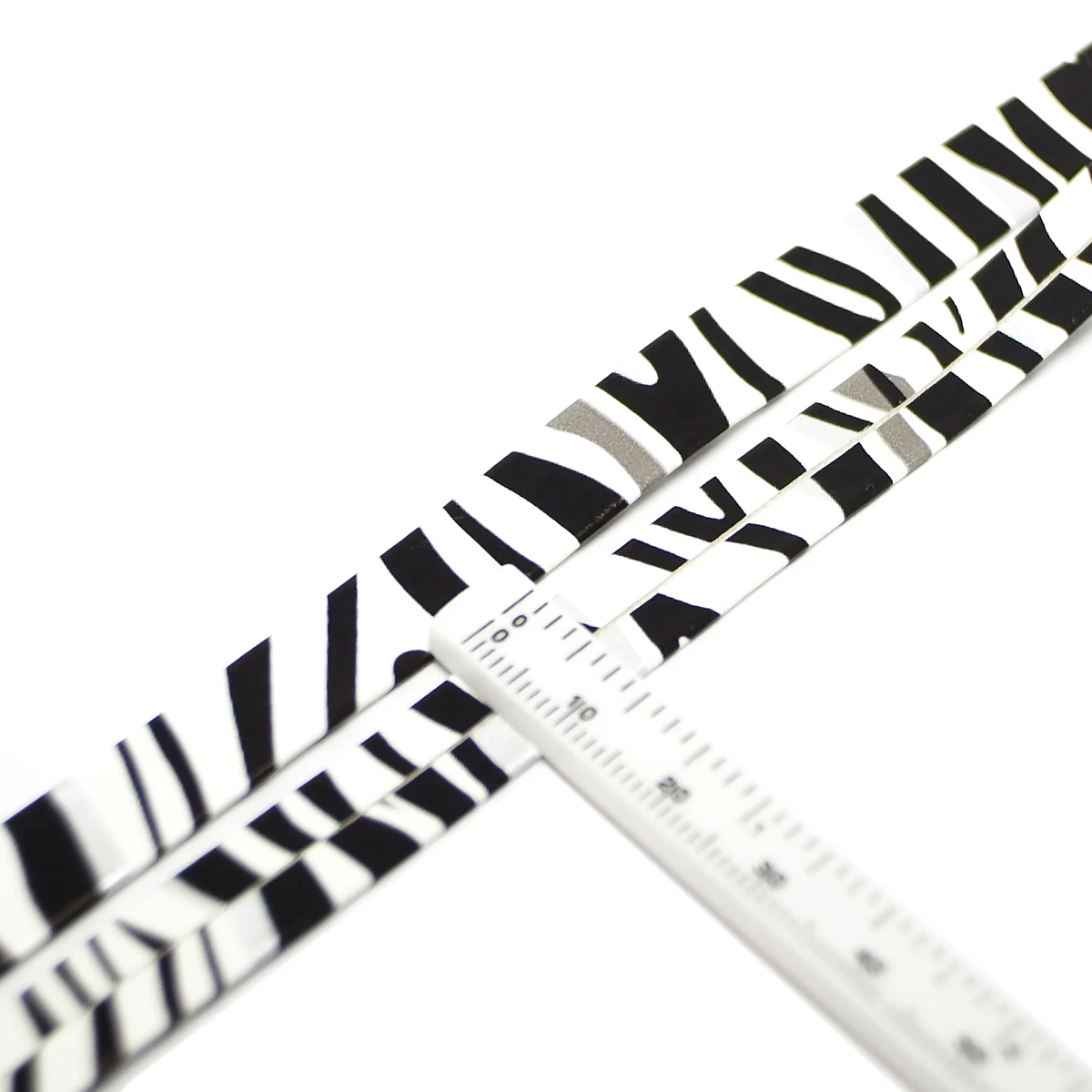 3 Meter Soft Leather Cord,10mm Black And White Zebra Print Bonding Leather Strips,Bracelet Necklace Making，Vintage Leather Cord view 4