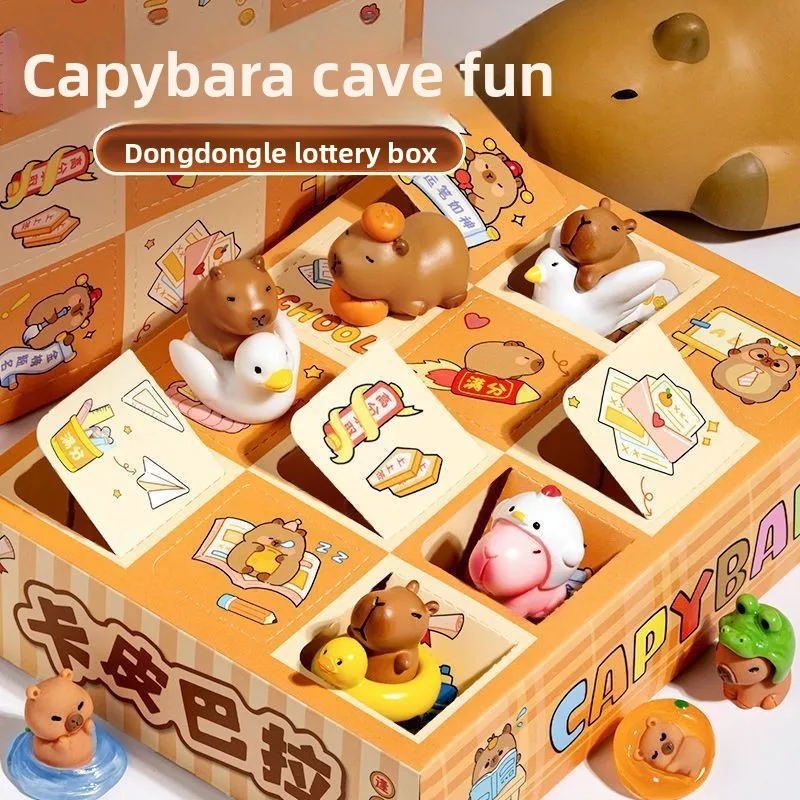 

Capybara Blind Box 2026 New Girls' Toys Children's Dolls Poke Fun Lottery Wholesale Surprise Box Toys Toys