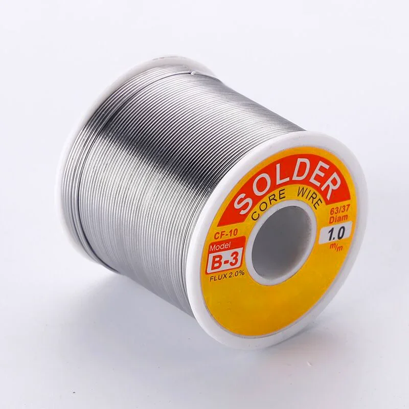 500/50G Soldering Tin Wire Tin Low Temperature Easy Melt Rosin Core Welding Cored Rods Bar for Electrical Soldering 0.8/1.0mm