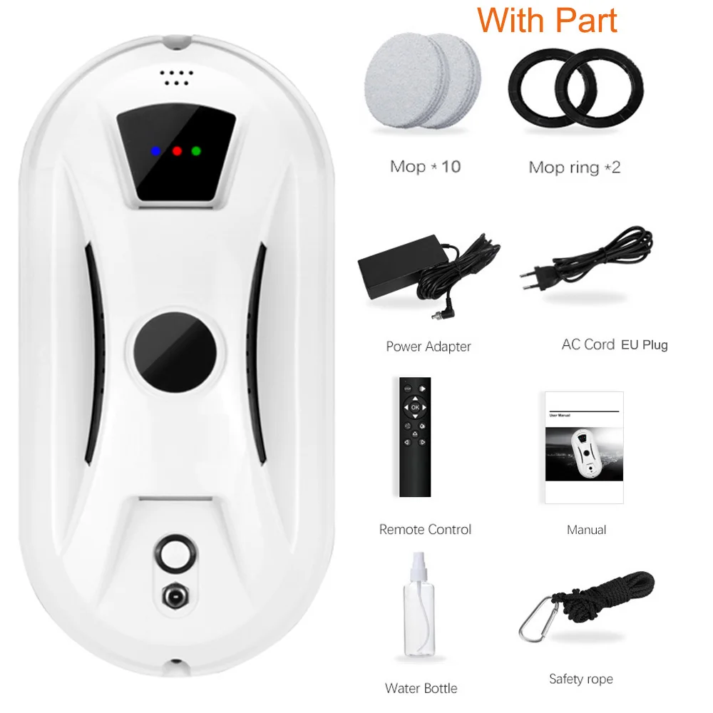 

Intelligent Window Cleaning Robot Vacuum Cleaner Robot Window Cleaner Electric Glass Limpiacristales Remote Control for Home