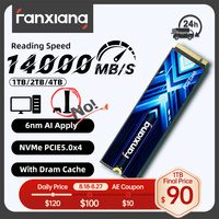 Fanxiang S910 M.2 SSD 1TB 2TB 4TB 14000MB/s PCIe 5.0 M.2 NVMe SSD Drive With Dram Cache Internal Solid State Drive For Laptop PC