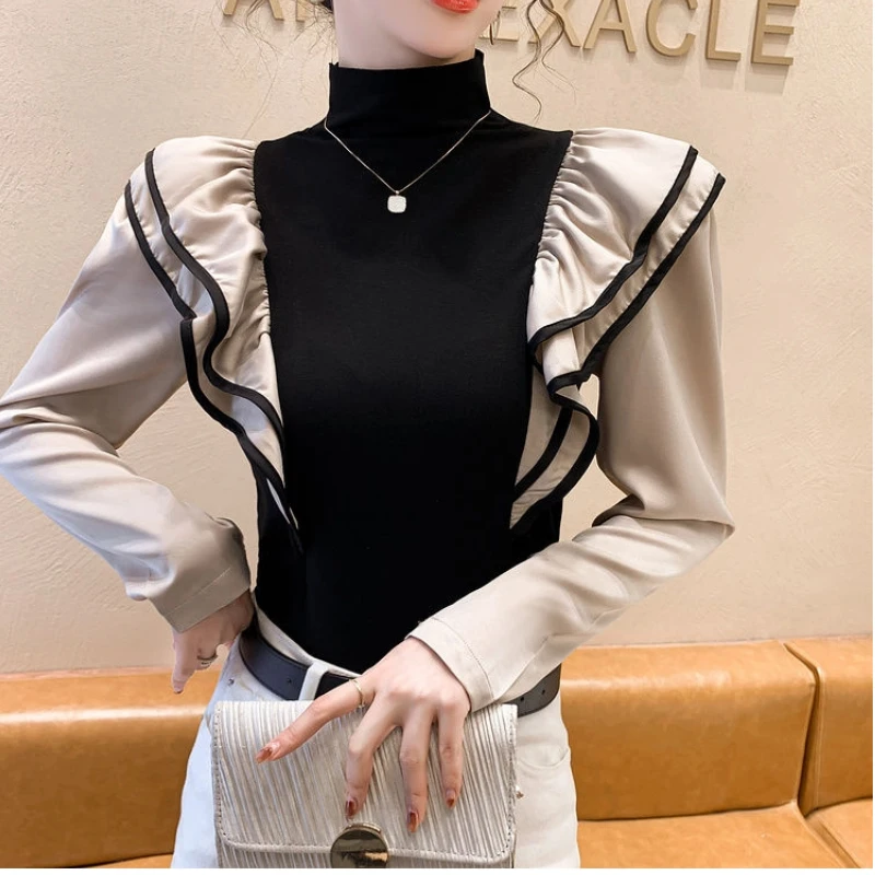 Ruffles Contrast Pa… - image