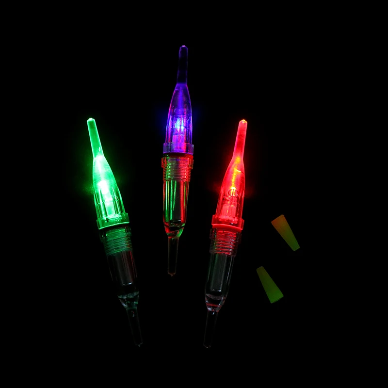 1Pc Electronic Floats Tail LED Light Stick Night-Fishing Float Rod Lights Fish Gathering Glow Lamp Underwater Lightstick Tackle