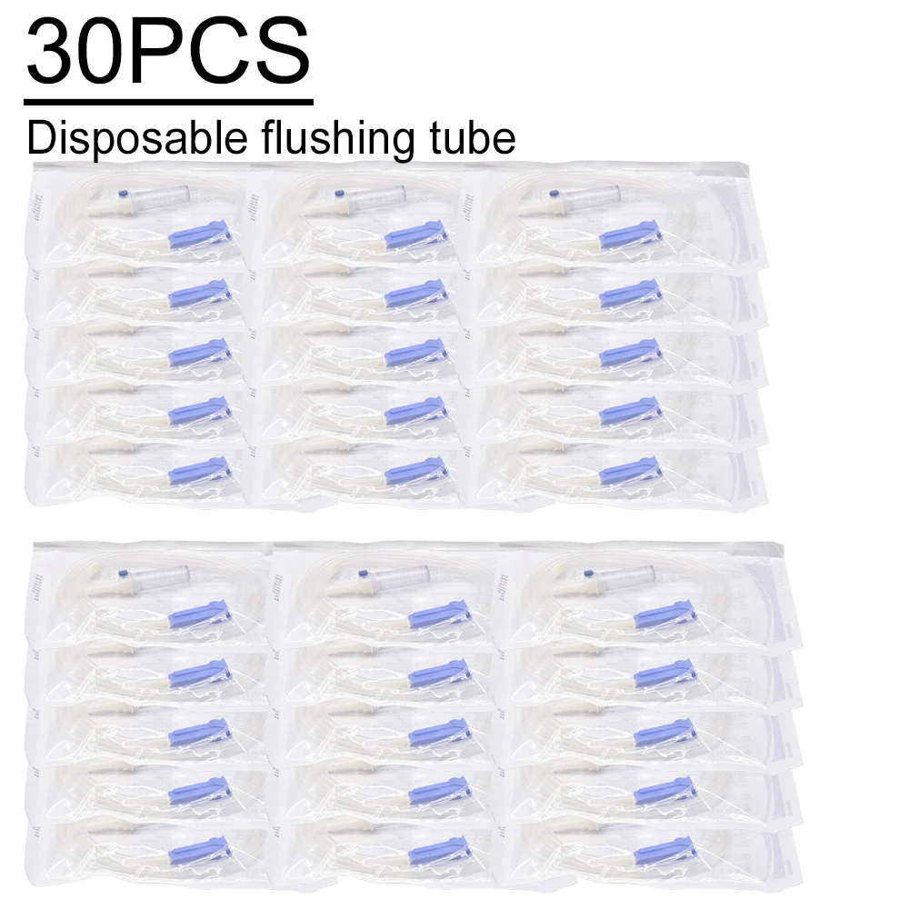 30pcs Match Nsk Dental Implant Surgical Flushing Pipe Irrigation Tubing Dental Water Pipe Transparent Disposable Tube