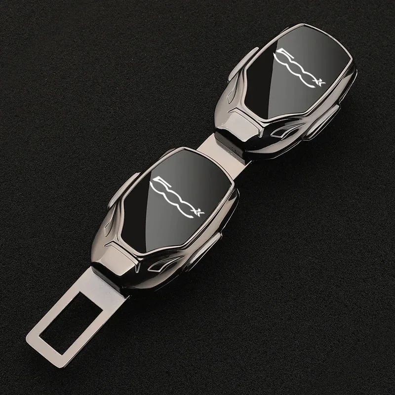 Car Seat Belt Extension Plug Metal Seat Belt Clip Adjustable Extender For 500 500C 500e 500L 500X 595 695 PUNTO Auto Accessories