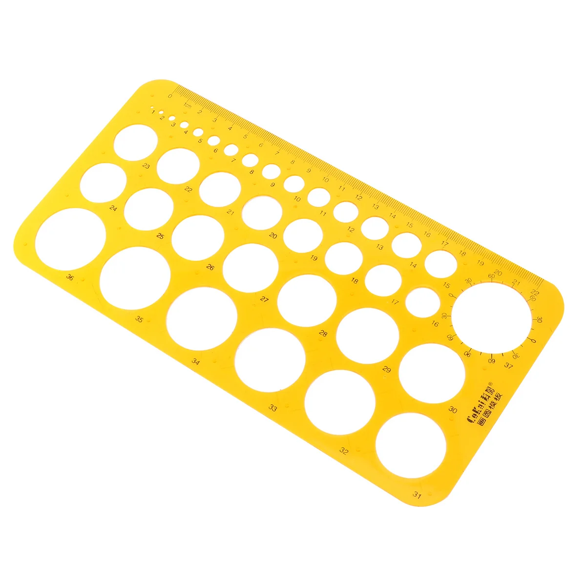 

Professional Circle Drawing Template Transparent Scale Pattern Ruler for Architecture Network Technique Fractional Measurement