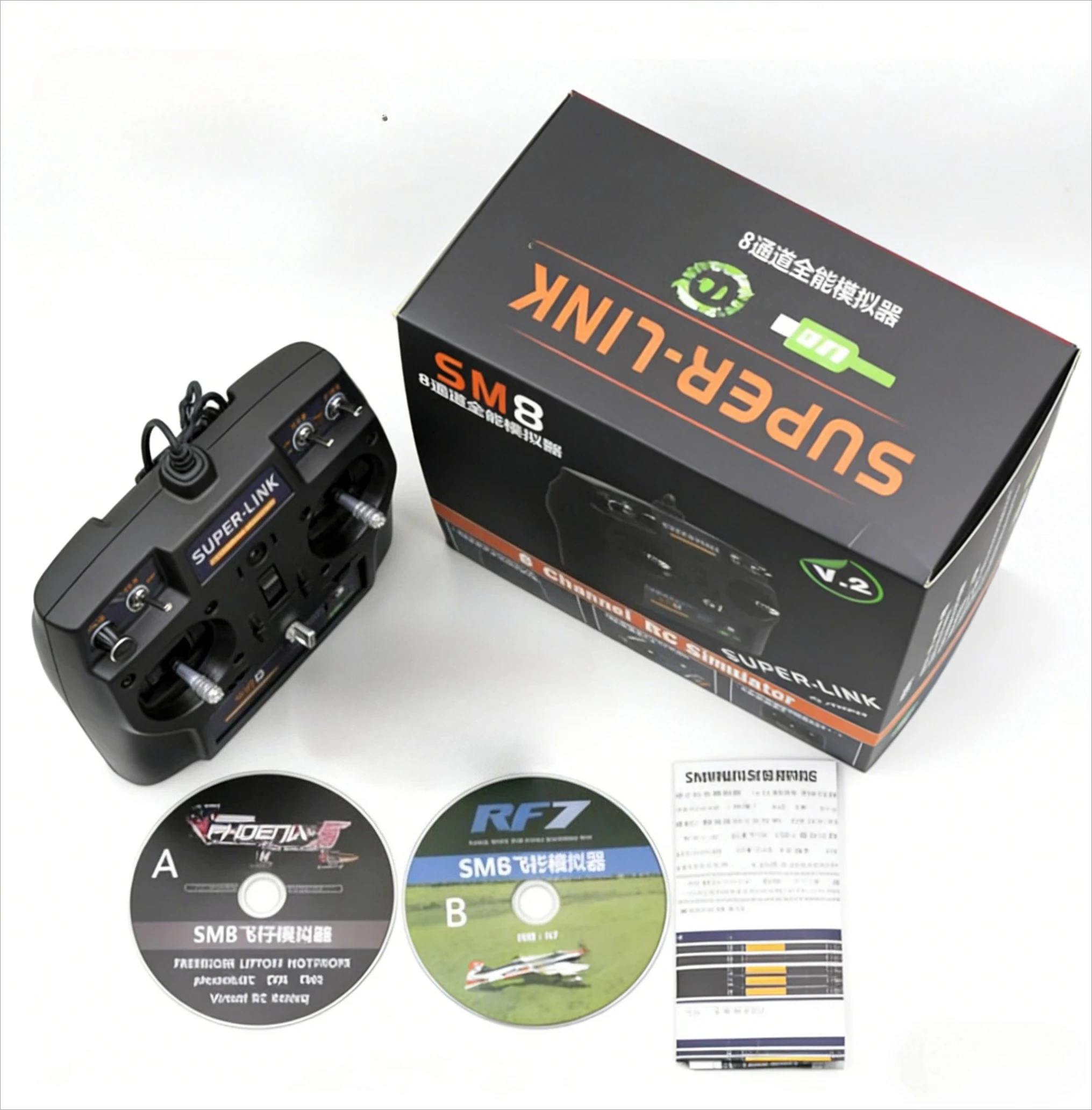 

SM8/KC8 RC Simulator Controller, Hand Mode Switch, for Drone Training