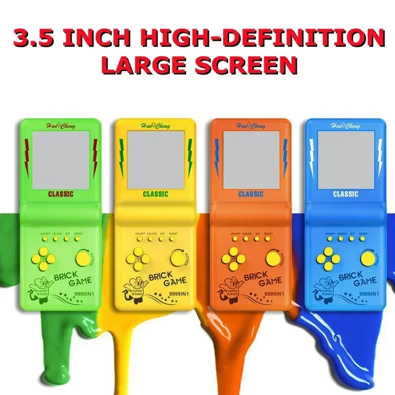 

Portable Mini ABS Nostalgic Handheld Game Console 8050 Electronic Gamepad Machine Built-in 23 Classic Retro Brick Game Kids Toys