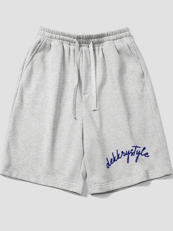 

Мужские летние свободные модные спортивные брюки-шорты в стиле Hong Kong, большие размеры, для молодежи