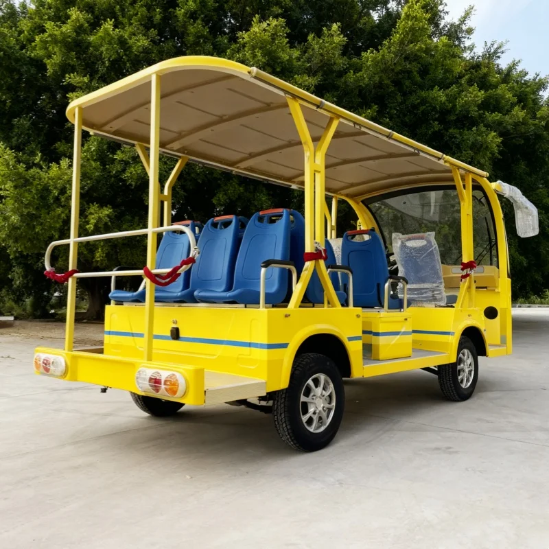 حافلة لمشاهدة معالم المدينة الكهربائية، حافلات مكوكية، حافلات لمشاهدة معالم المدينة منخفضة السرعة للبيع، المركبات الكهربائية ذات الطاقة الجديدة التسليم السريع #3