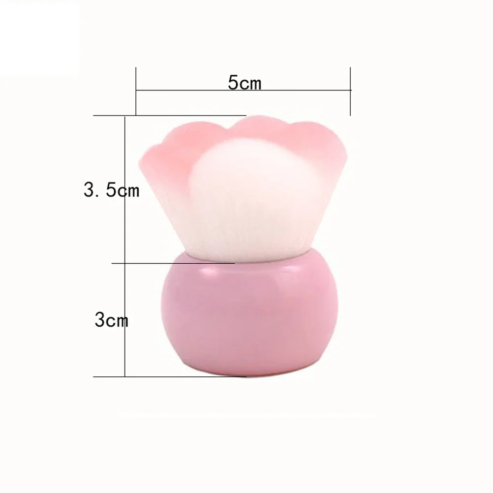 Pinceau de maquillage Design patte de chat, manche en plastique, lavable et réutilisable, pour poudre, Blush, pour femmes et dames