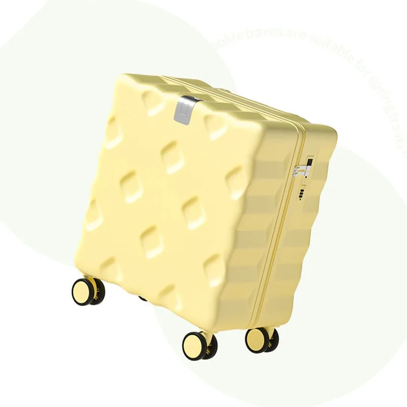 New suitcase, small boarding 20-inch, short-trip password box.