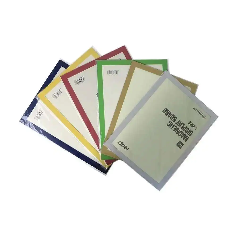 210*297mm Blueyellow Green Magnetic File Folder Photo Frame Refrigerator Wall Mount Picture Poster Holder Display Sign Frame A4