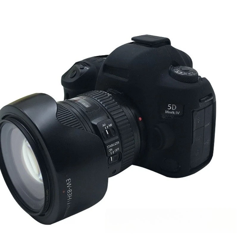 

SLR camera special silicone case For Canon EOS 5D Mark IV 5D4 5D2 camera bag micro single case + free tempered film