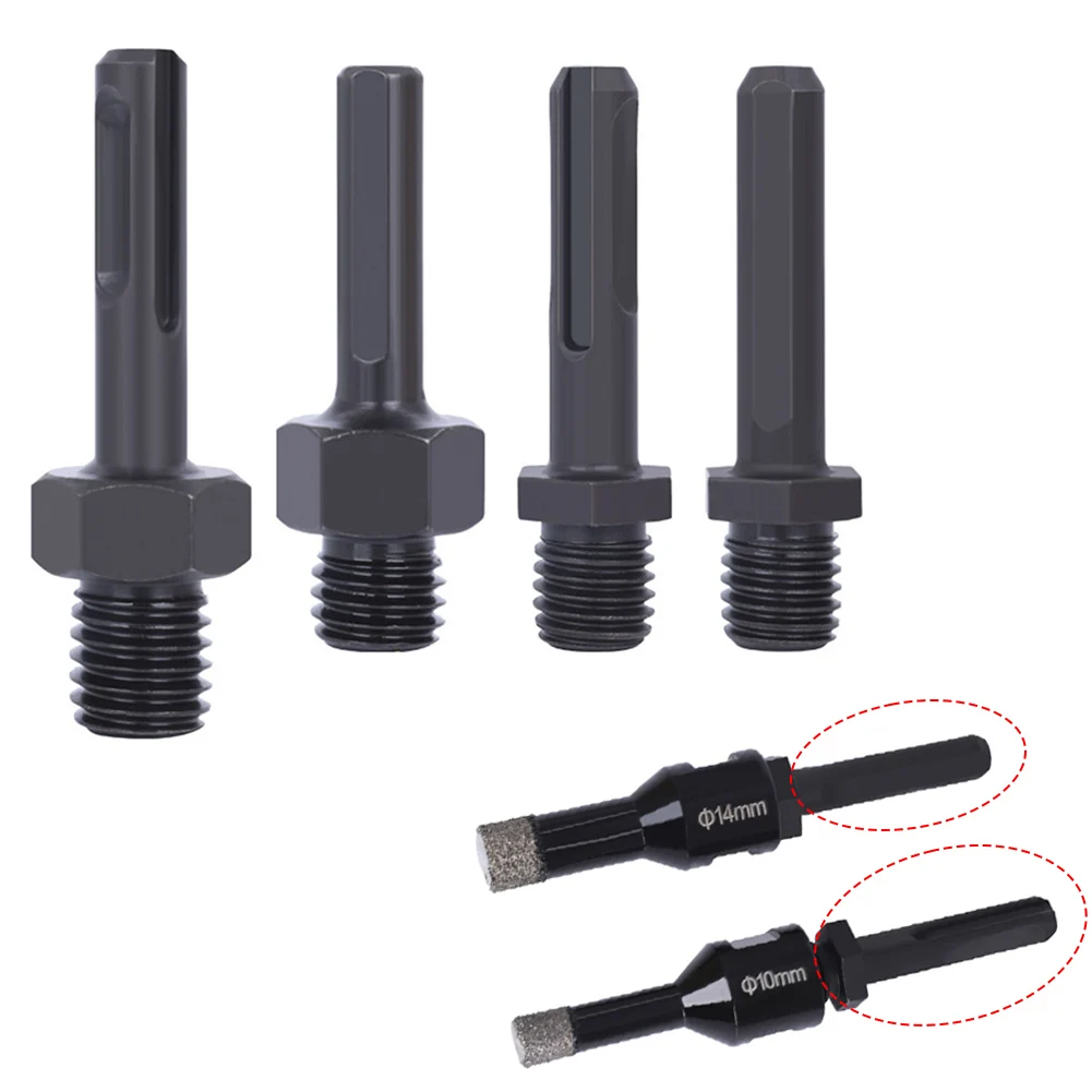 

1pc 64.5mm-73mm M16 M14 To SDS Adapter Drill Converters Connecting Rod Triangular SDS Shank Core Bit Power Tool Accessories