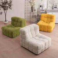 Foam Bean Bag Chair for Adults Fireside Chair Sofa Couch Corner Lazy Chairs Cozy Single Sofa for Living Room Bedroom Salon