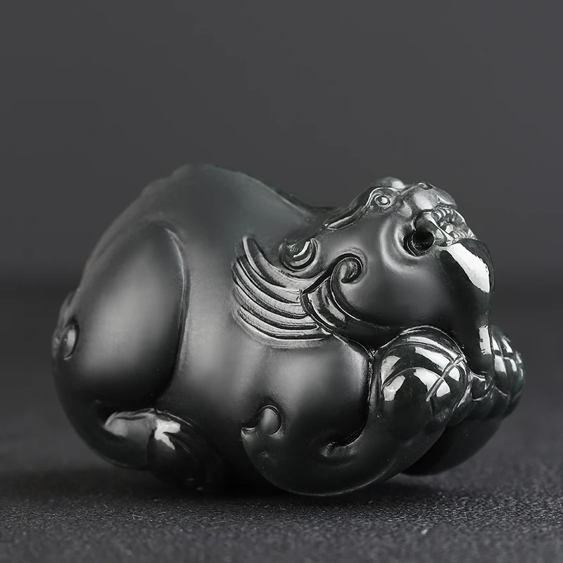New Natural Hetian Jade Hand-held Hand Carved Three-dimensional Production Delicate Pendant Necklace Handring Fine Jewelry