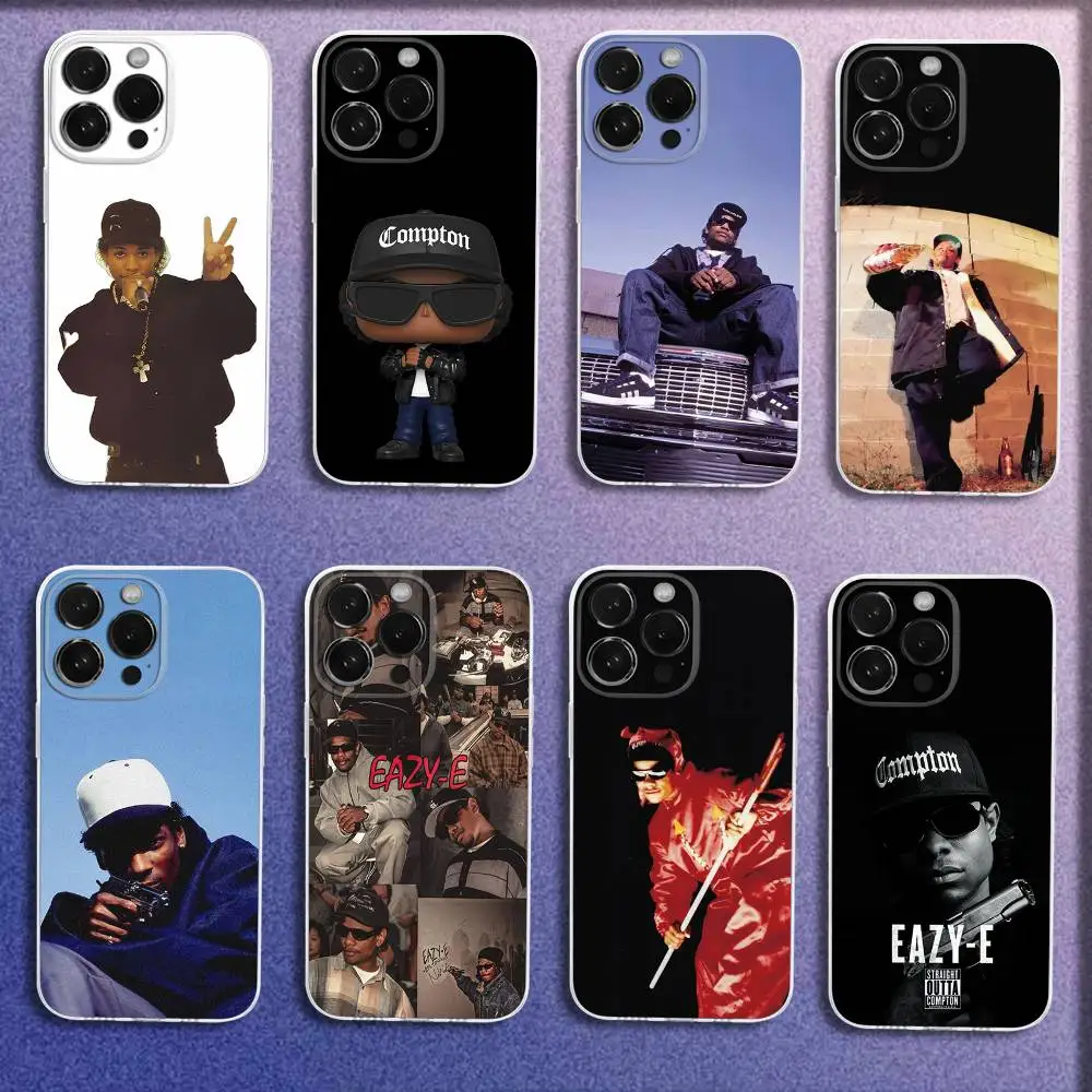 

Rapper E-Eazy Cool Phone Case For iPhone 16,15,14,13,12,11 Plus,Pro,Max,XR,XS,Plus,E,Mini Transparent Cover