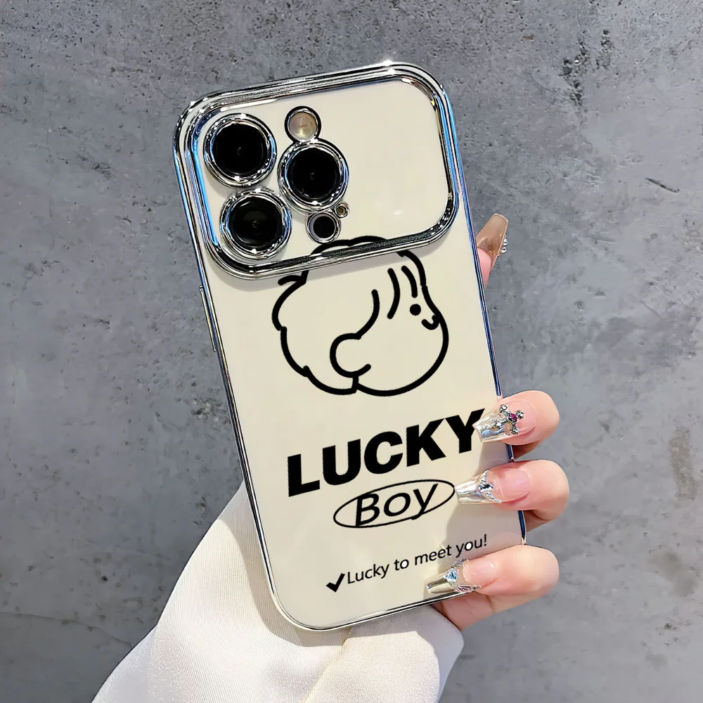 couple Cute Boy Girl Lcuky Happy Line Electric Ferry Large Window Phone Case For Samsung A22 A23 A32 A51 A20 4G 5G Shell