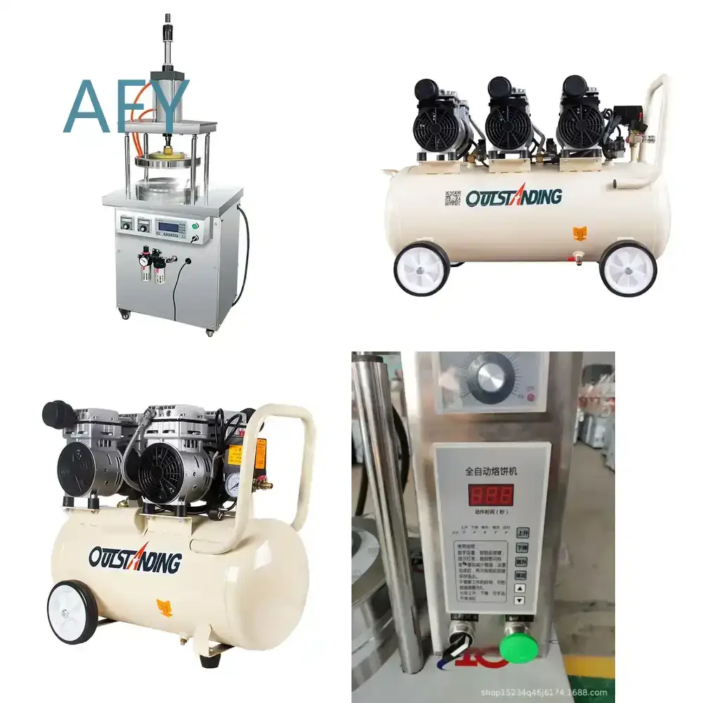 Pancake Machine for Commercial Use Automatic Spring Cake Braised Meat Burrito Muscle Cake Pressing Machine for Food Service
