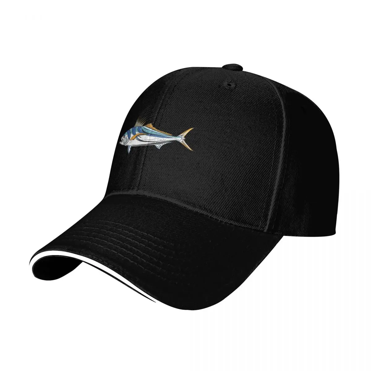 Rooster Fish Baseball Cap Snapback Flat Bill Strapback Dad Hat Six Panel Structured Crown