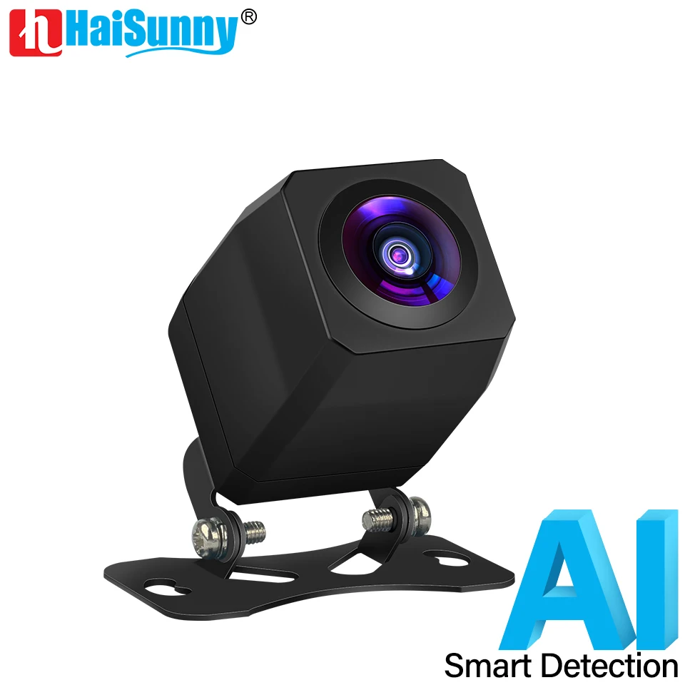 AHD BSD Blind Spot Detection Radar Alarm Ai Smart Parking Tracking Night Vision 170 Degree Car Rear View Reverse Camera