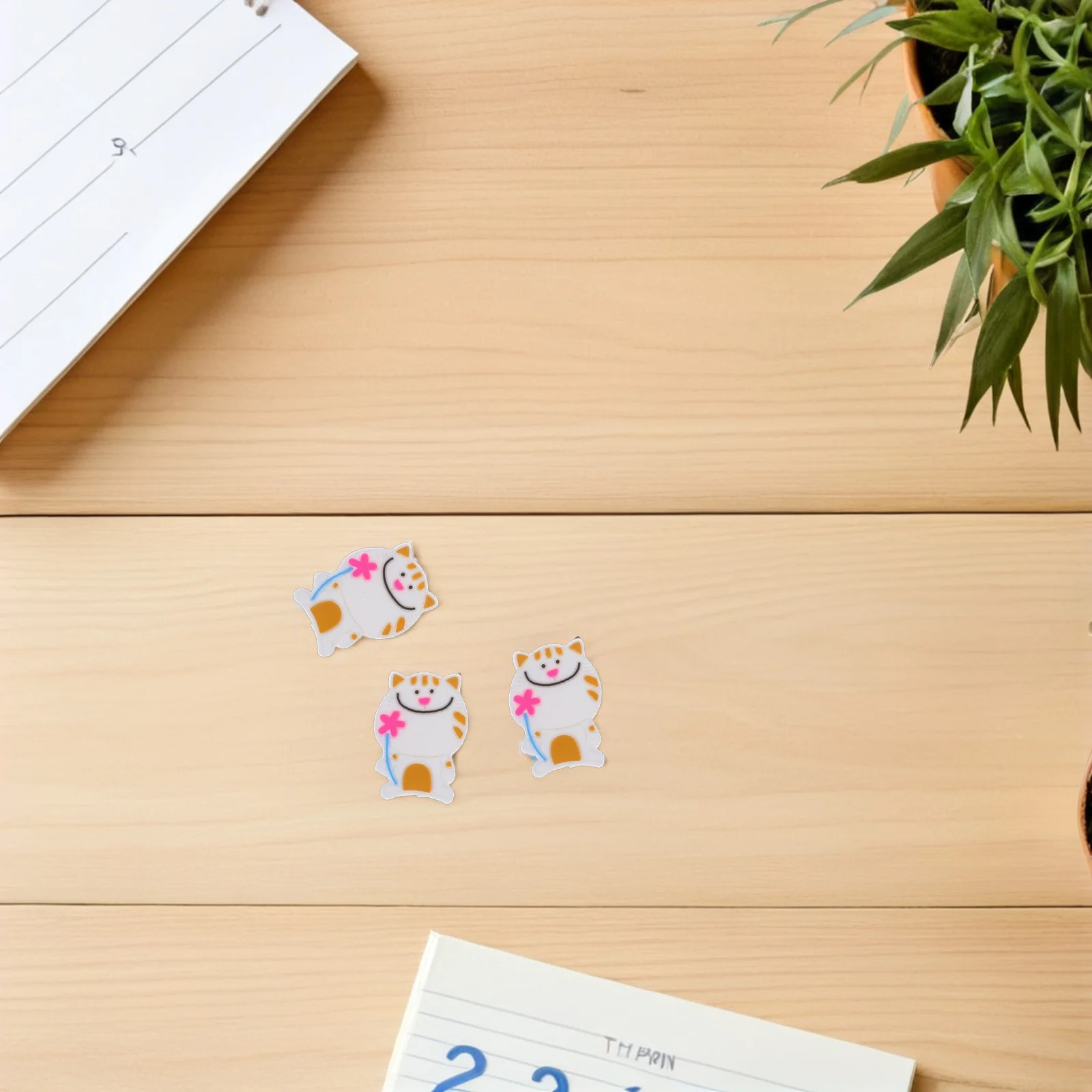 10 قطعة مضرب تنس من السيليكون ممتص للصدمات بتصميم قطة مُخفف اهتزاز للراحة مادة مرنة متينة للاستخدام الداخلي والخارجي