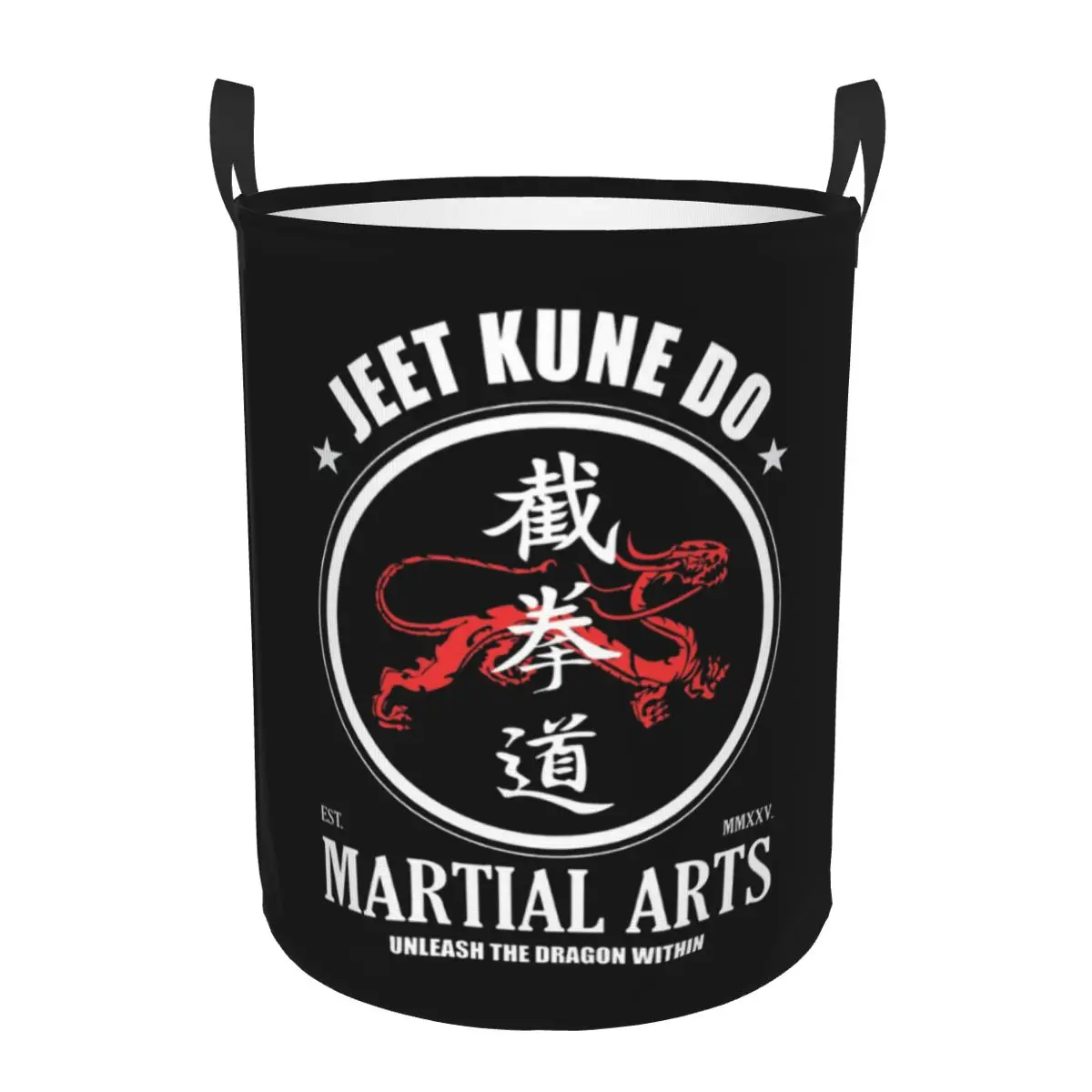 

Unleash The Dragon Within Jeet Kune Do Dragon Power Dirty Laundry Baskets Folding Clothes Sundries Basket For Home Kids