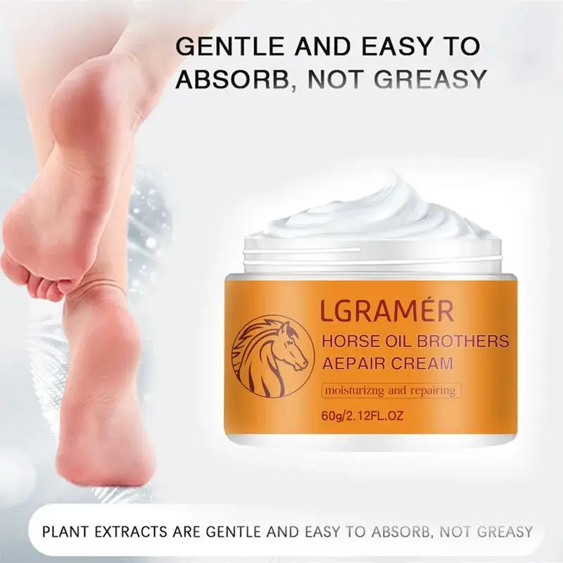 Horse Oil Foot Cream Hand and Foot Care Cream Moisturizes The Body Skin Repairs Dry Skin on Hands and Feet Strengthens The Skin