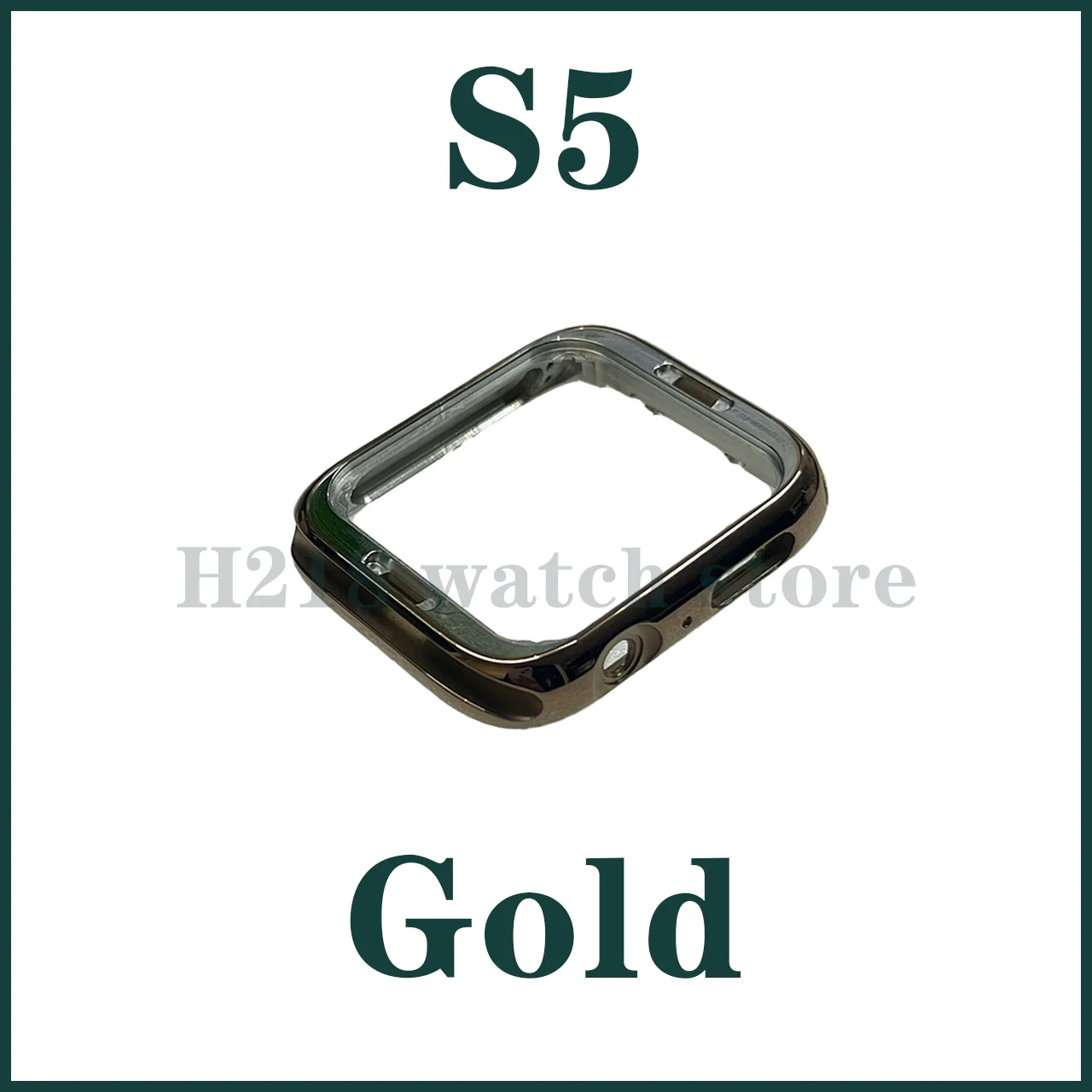 New  Stainless Steel Middle Frame For Apple Watch Series 4 5 6 7SE 40 41 44MM 45MM Bezel Body Plate Chassis Replacement Parts