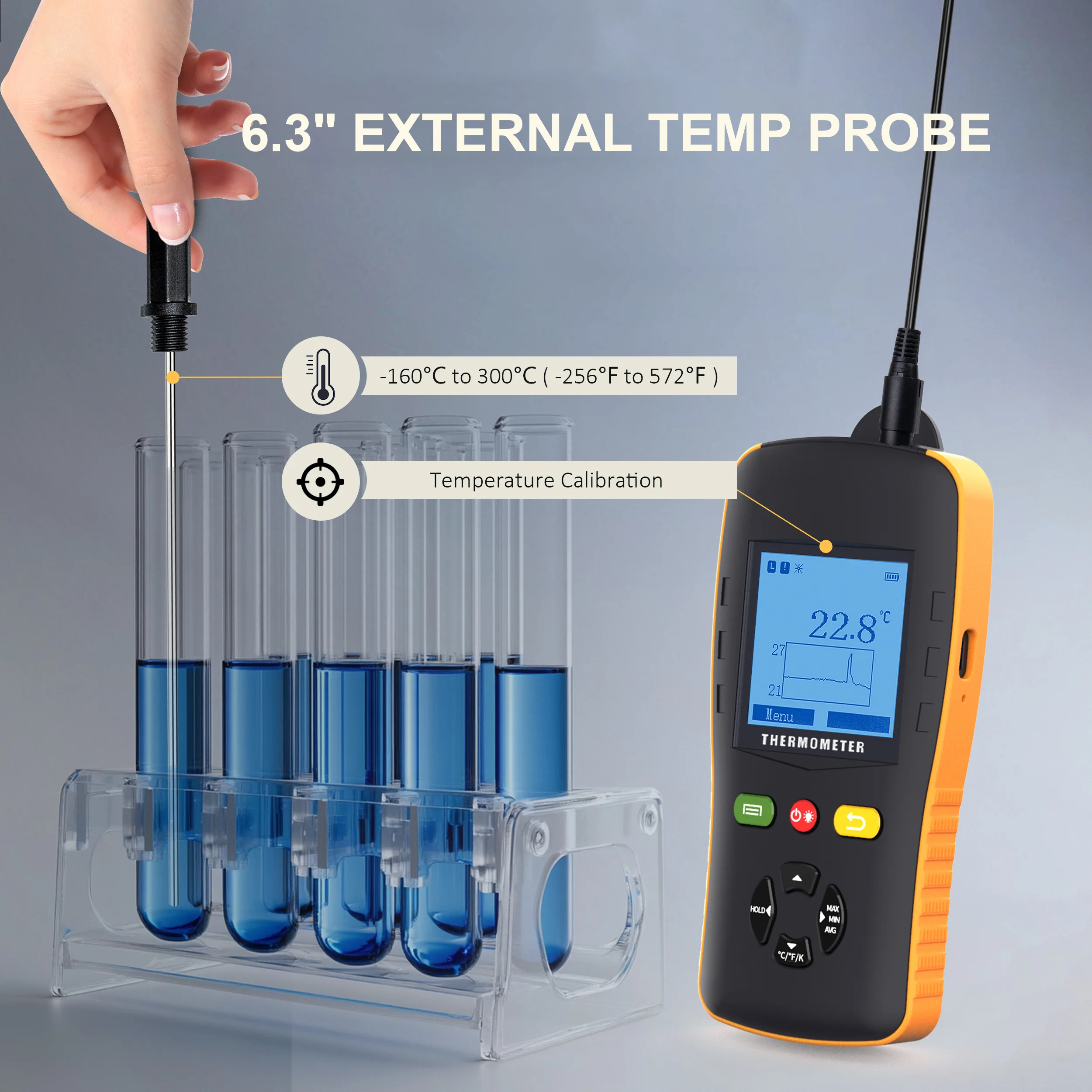 PTD601 Temperature Digital Data Logger Temperature High Precision Data Logger Industrial Use