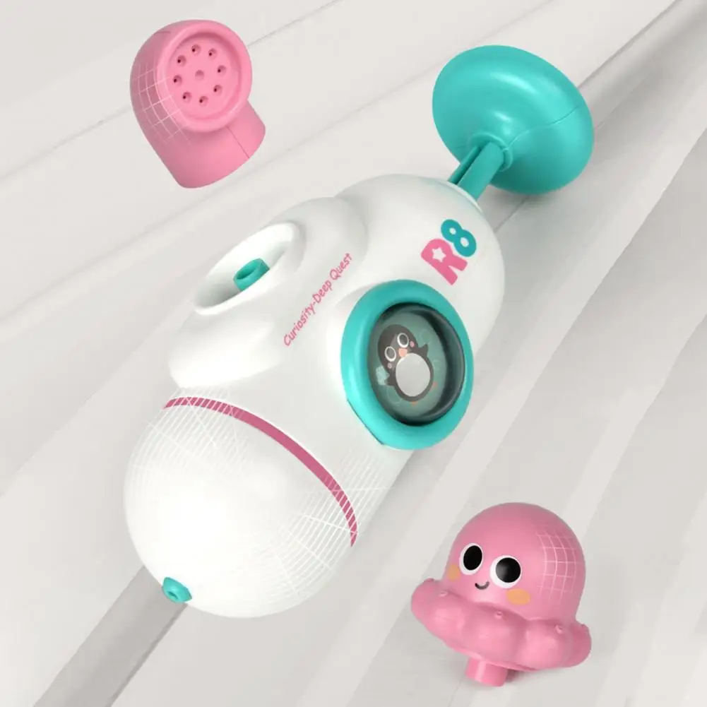 Water Toy for Infants Durable Baby Water Toy Safe Octopus Bath Toy with Rotating Fun Water Sprayer for Toddlers Smooth Edges