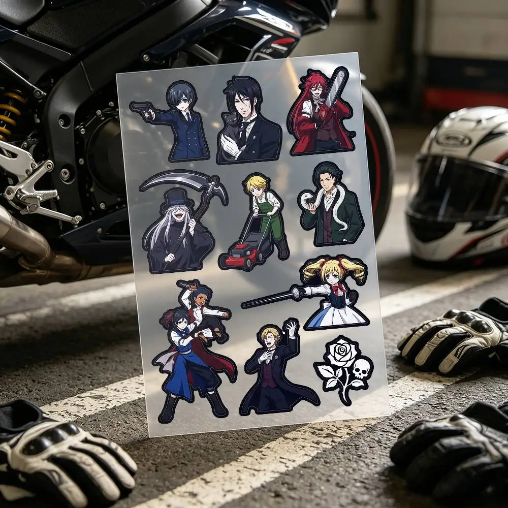 Black Butler Stickers Auto Body Bumper Windows Motorcycle Laptop Walls Vinyl Decal Car Tuning Accessories