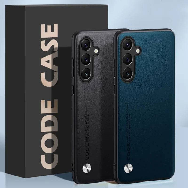 Silicone Protection Case For Samsung Galaxy A55 A35 A25 A15 5G Luxury Matte PU Leather Phone Case For Samsung A15 4G Cover Coque