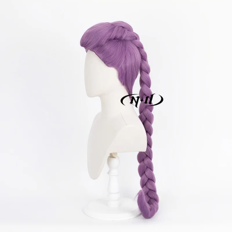 ND Rumi Cosplay Pruiken Haarstukje KPop Demon Hunters Anime Cosplay Haar Pruiken voor Vrouwen Halloween Kostuum Themafeest Hittebestendig