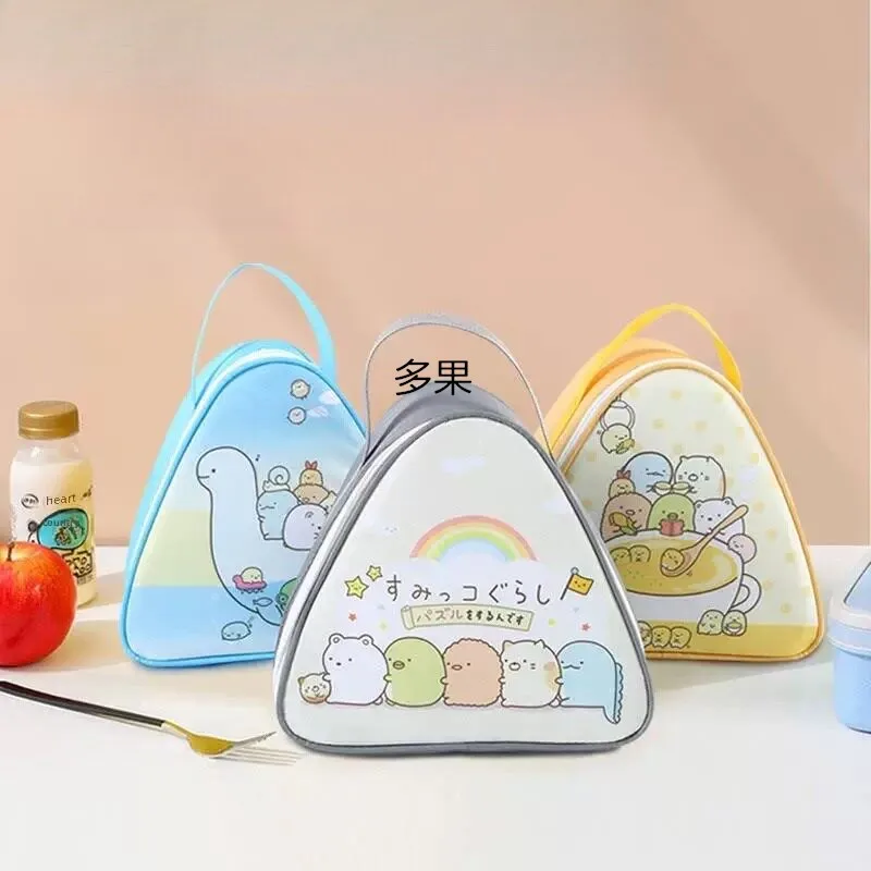 ミニポータブル厚手アルミ箔断熱ランチバッグ学生用手持ちおにぎりバッグ朝食保温バッグ