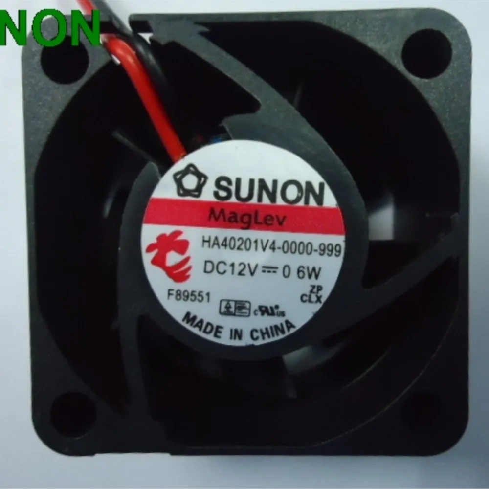 

For Sunon 4020 40mm 4cm HA40201V4-0000-999 DC 12V 0.6W 2Wire Cooling Fan ultra-quiet fan