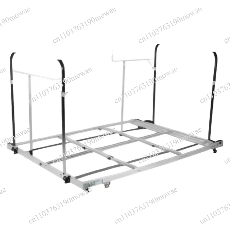 Adjustable electric lift bed system with shock absorbers, aluminum frame for vertical motor lift beds in RVs