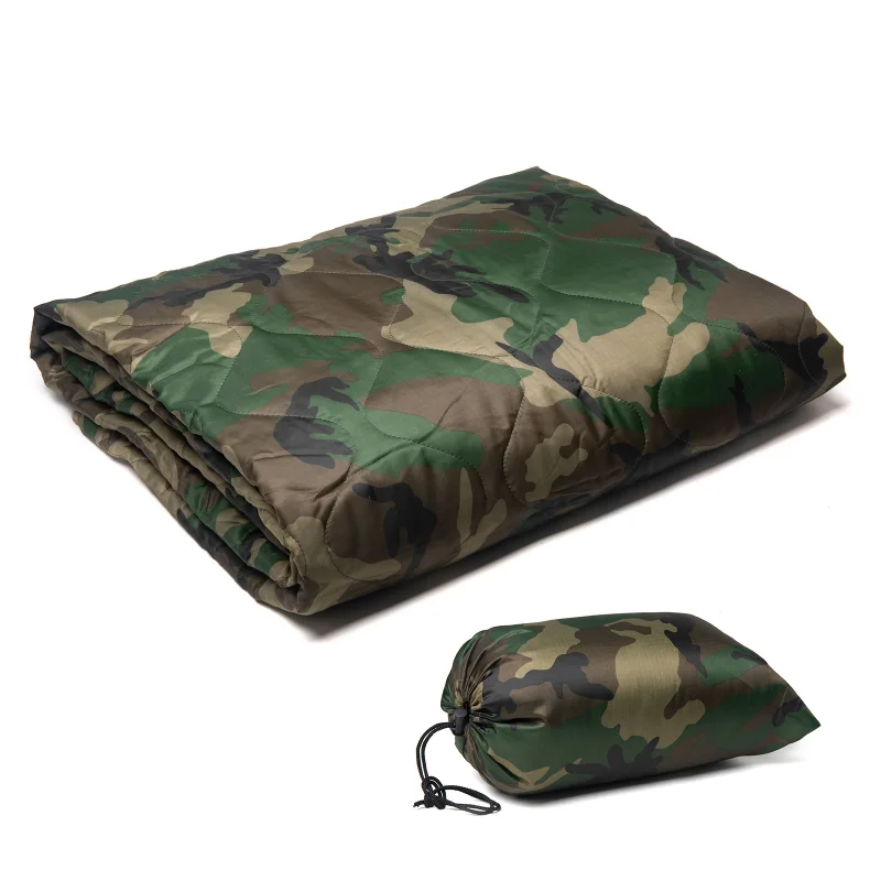 Imagem -05 - Outdoor Survival Emergency Blanket Camping Acessórios Portátil Windproof Quente Camuflagem Camping