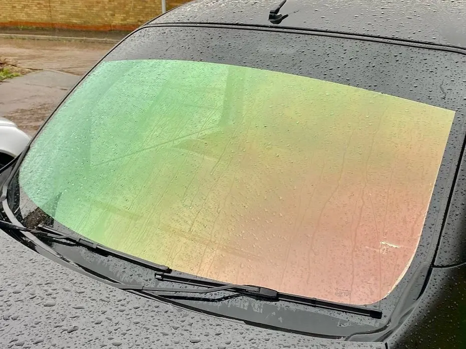 الحرباء نافذة الفيلم اللونية سيارة تينت UV 99% 1.52x30 متر الحرباء قوس قزح نافذة السيارة الشمسية الحرباء TintPopular