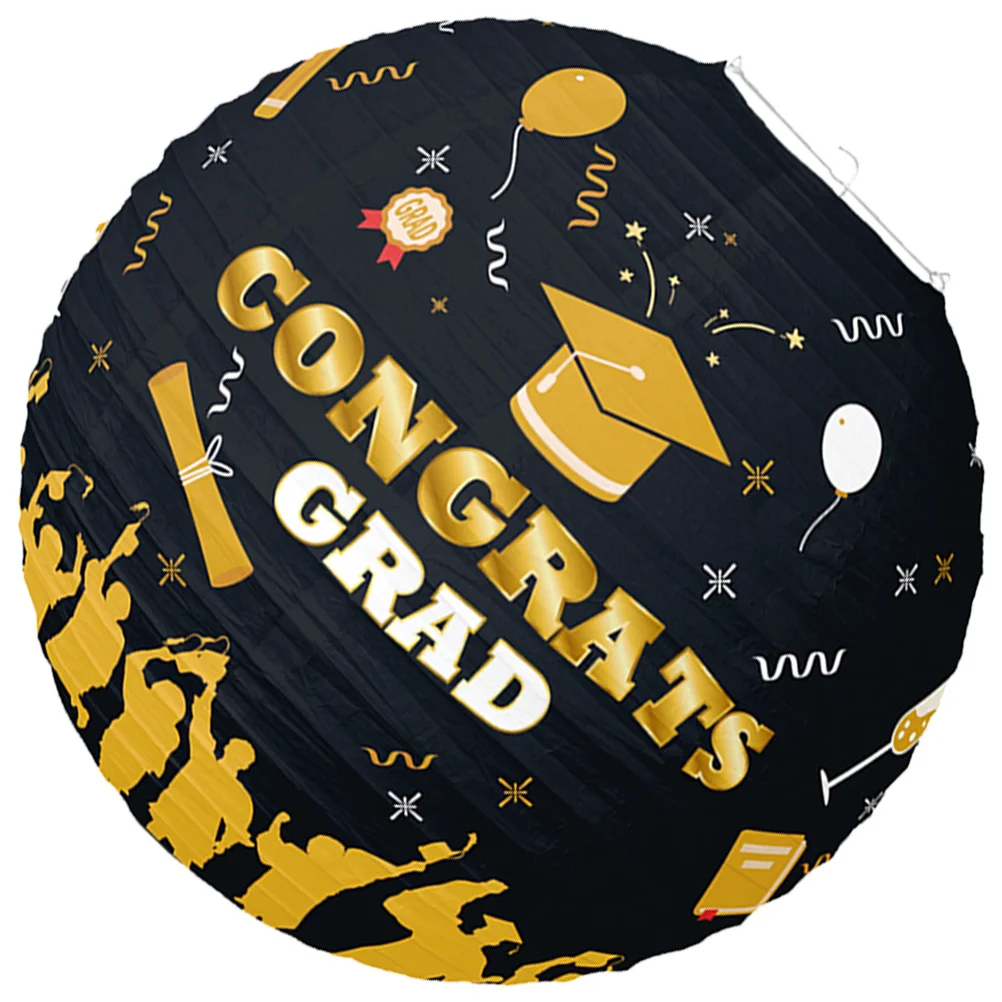 

Grad Party Decoration Lanterns Easy to Hang Paper Lanterns for Graduation Celebration Decorations Party Decorations