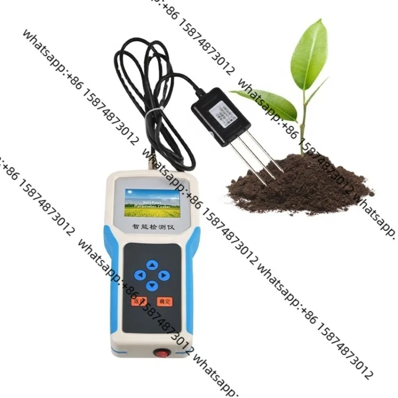 

High Precision 4-in-1 Soil Moisture Meter Portable Soil Temperature Salinity PH Soil Moisture Tester Meter Detector