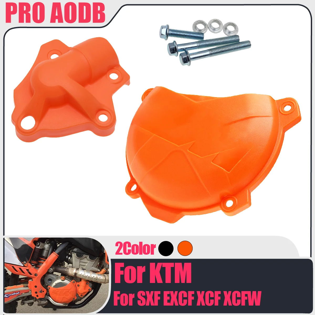 

2012-2016 For KTM 250 350 SXF EXCF SIX DAYS XCF XCFW SXF Motocross Dirt Bike Durable Engine Clutch Guard Water Pump Cover 2011